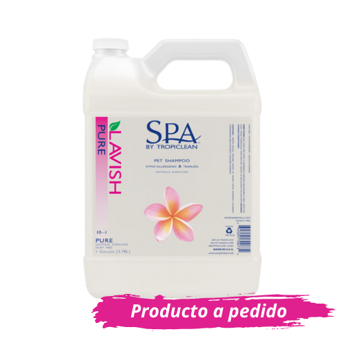 SPA by TropiClean Lavish Pure Shampoo for Pets gal